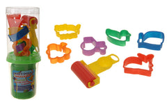 EXPOSITOR 20 BOTES PLASTILINA CON MOLDES SURTIDOS | 20 UNIDADES | (KOOPMAN)