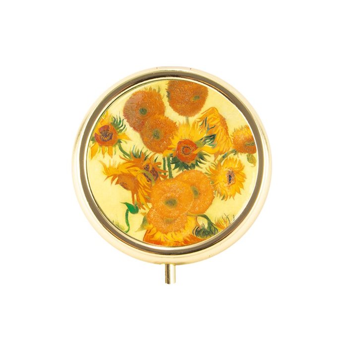 Pastillero Redondo Los Girasoles Marca Webshop Arte