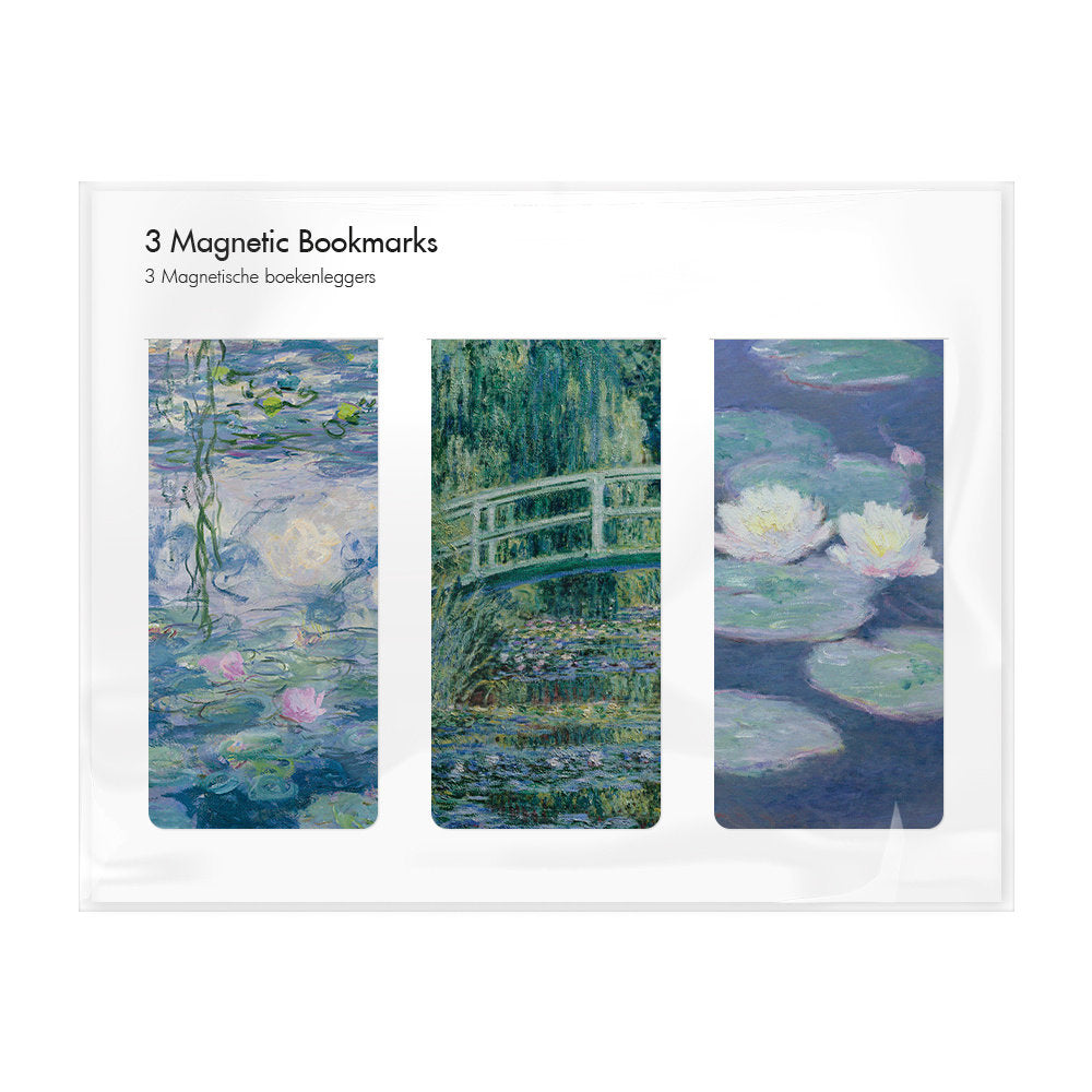 Set 3 Marcapáginas Magnéticos Monet Webshop Arte