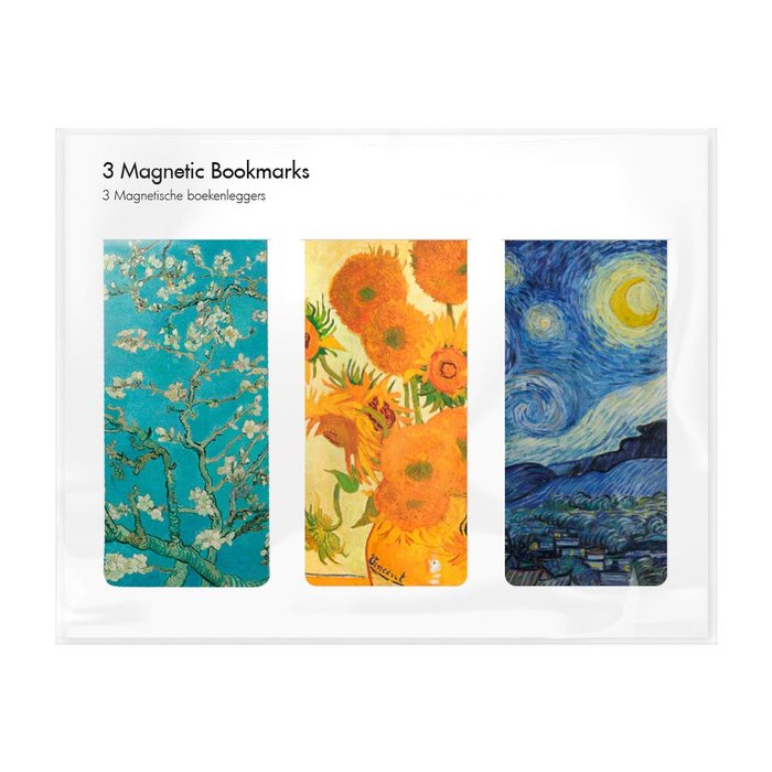 SET 3 MARCAPAGINAS MAGNETICOS VINCENT VAN GOGH | 1 UNIDADES | (WEBSHOP ARTE) Imagen principal del producto