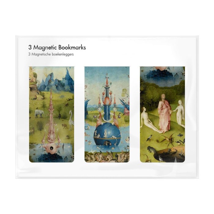 SET 3 MARCAPAGINAS MAGNETICOS JHERONIMUS BOSCH | 1 UNIDADES | (WEBSHOP ARTE) Imagen principal del producto