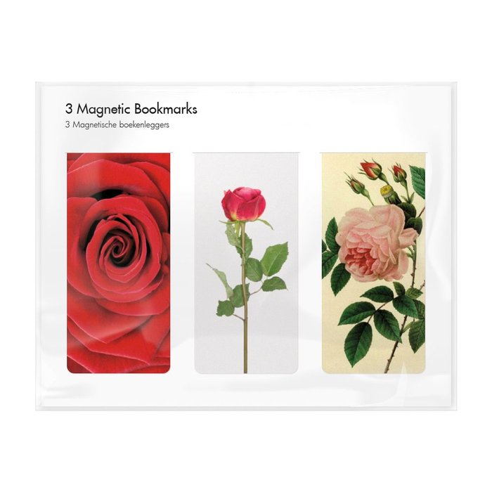 SET 3 MARCAPAGINAS MAGNETICOS ROSAS | 1 UNIDADES | (WEBSHOP ARTE) Imagen principal del producto