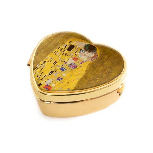Pastillero en Forma de Corazón el Beso Klimt Webshop Arte