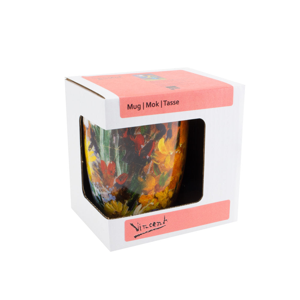 Taza de Porcelana Flores en Jarron Azul Van Gogh Imagen principal del producto
