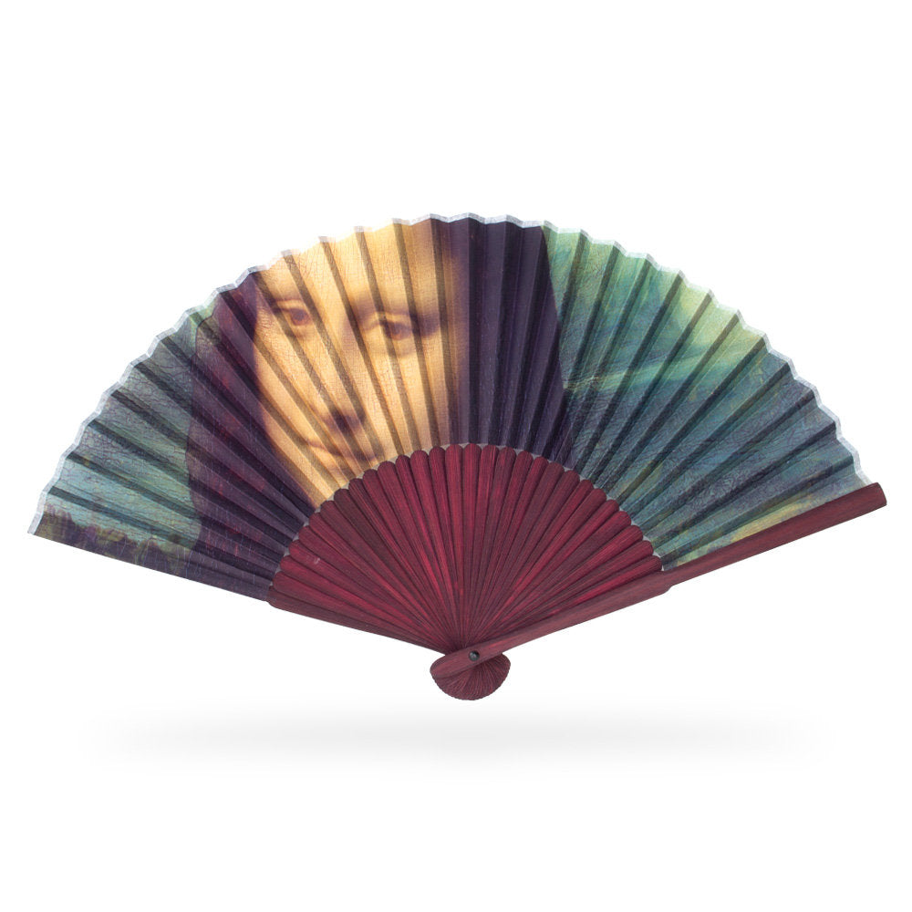 ABANICO LEONARDO DA VINCI MONA LISA | WEBSHOP ARTE | 1 UNIDAD | 8719524053622