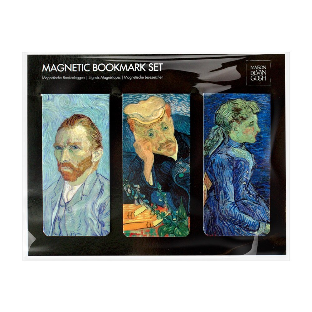 SET 3 MARCAPAGINAS MAGNETICOS MAISON DE VAN GOGH, PORTRAITS | 1 UNIDADES | (WEBSHOP ARTE) Imagen principal del producto