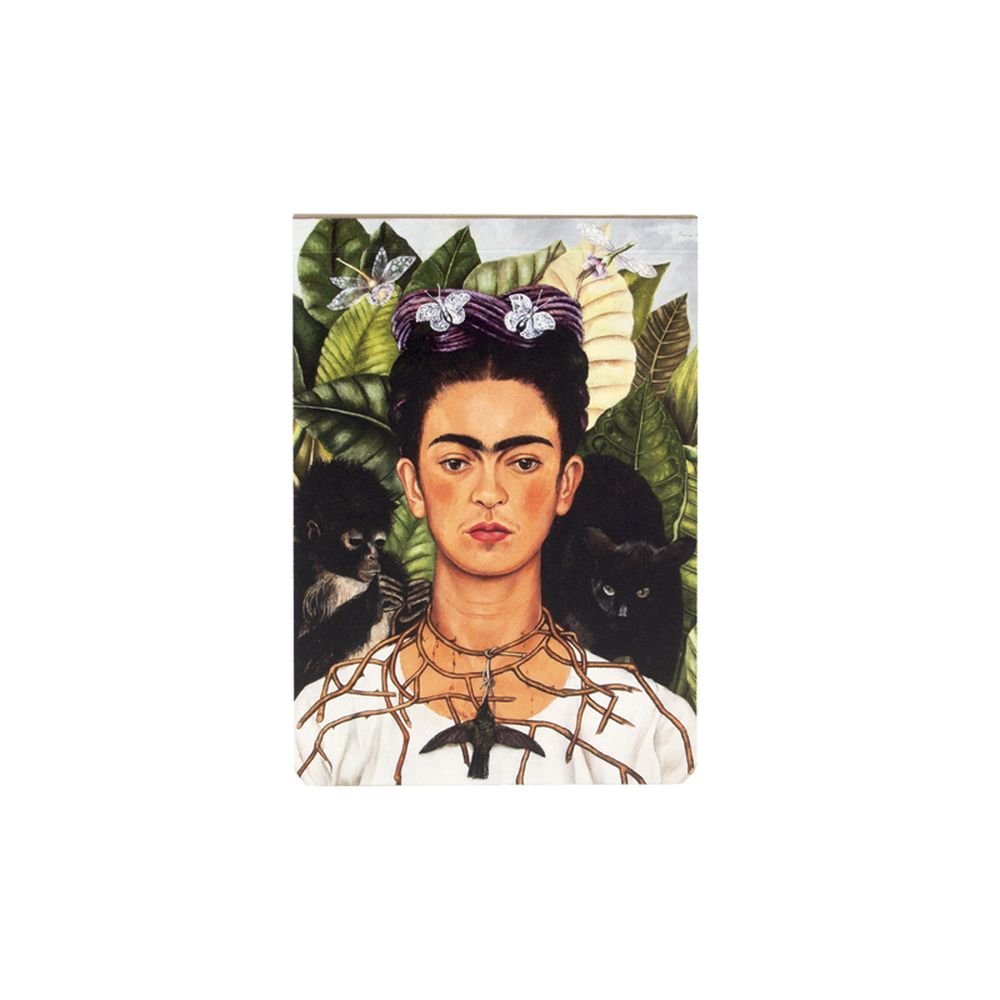 Bloc de notas Frida Kahlo autorretrato collar espinas WEBSHOP ARTE Imagen principal del producto