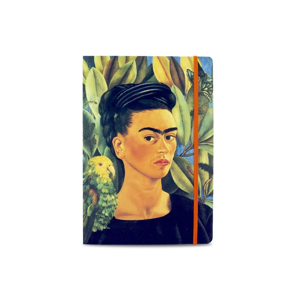 Cuaderno con Tapa Blanda A5 Frida Kahlo Autorretrato Loro Marca Webshop Arte Imagen principal del producto