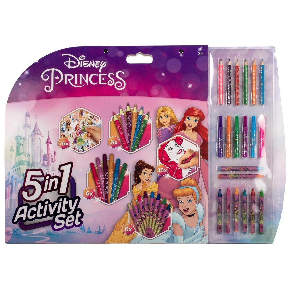 Set de Actividades 5 en 1 Princesas Disney New Import SL