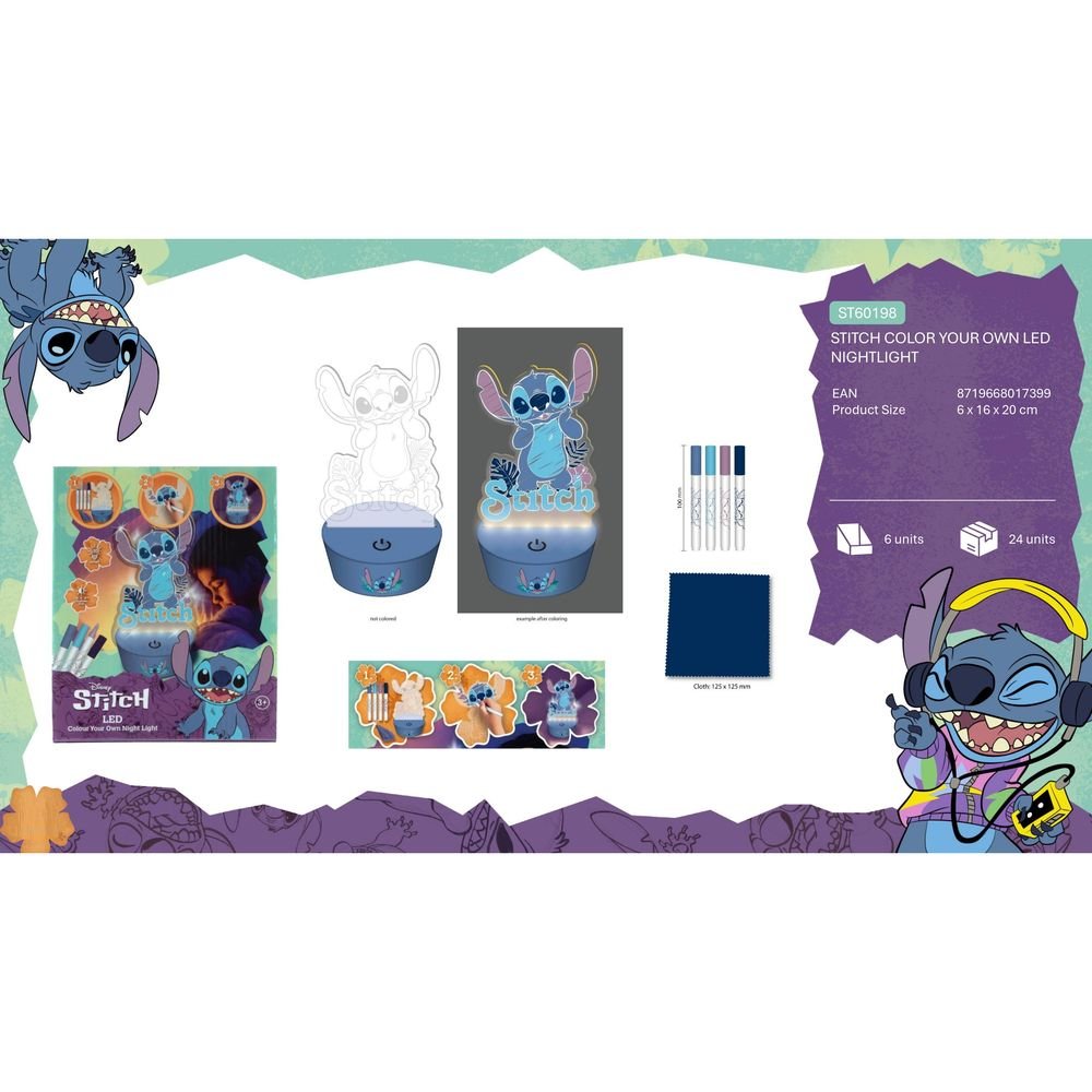 Lámpara para Pintar Figura de Stitch New Import SL Imagen principal del producto