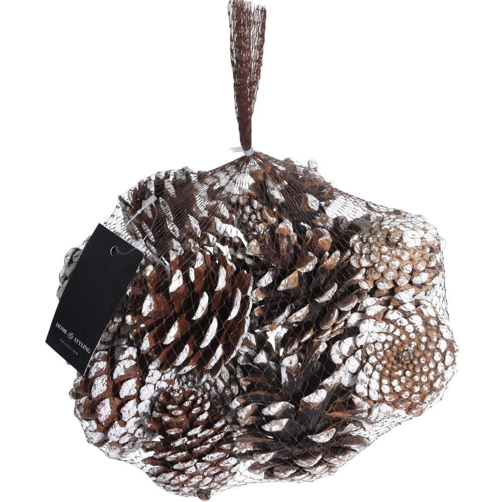 BOLSA DE PIÑAS 300 GRAMOS BLANCAS | KOOPMAN CHRISTMAS | 1 UNIDAD | 8719987141874 Imagen principal del producto