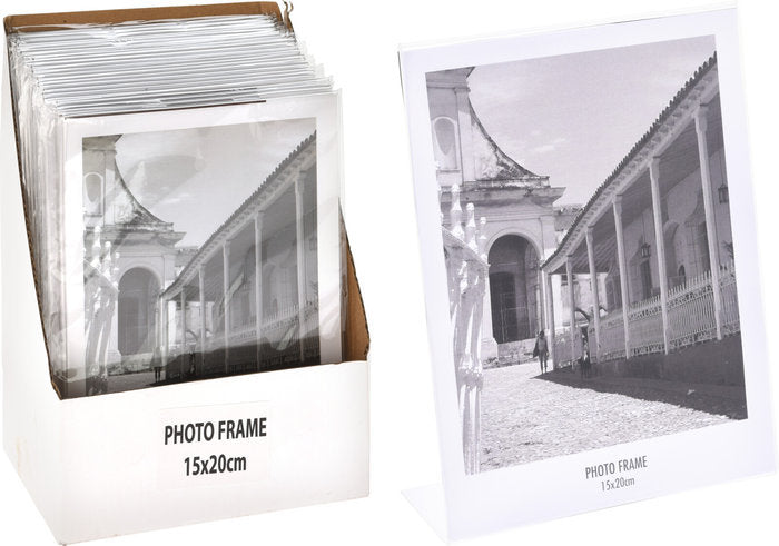 EXPOSITOR 24 PORTAFOTOS 15X20 CM TRANSPARENTES | 24 UNIDADES | (KOOPMAN) Imagen principal del producto