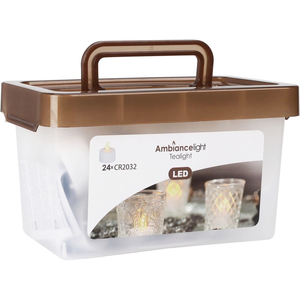 Set 24 velas de té LED Koopman
