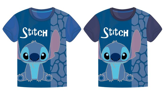 Camiseta 2 Diseños 3-8 Años Stitch Marca Safta