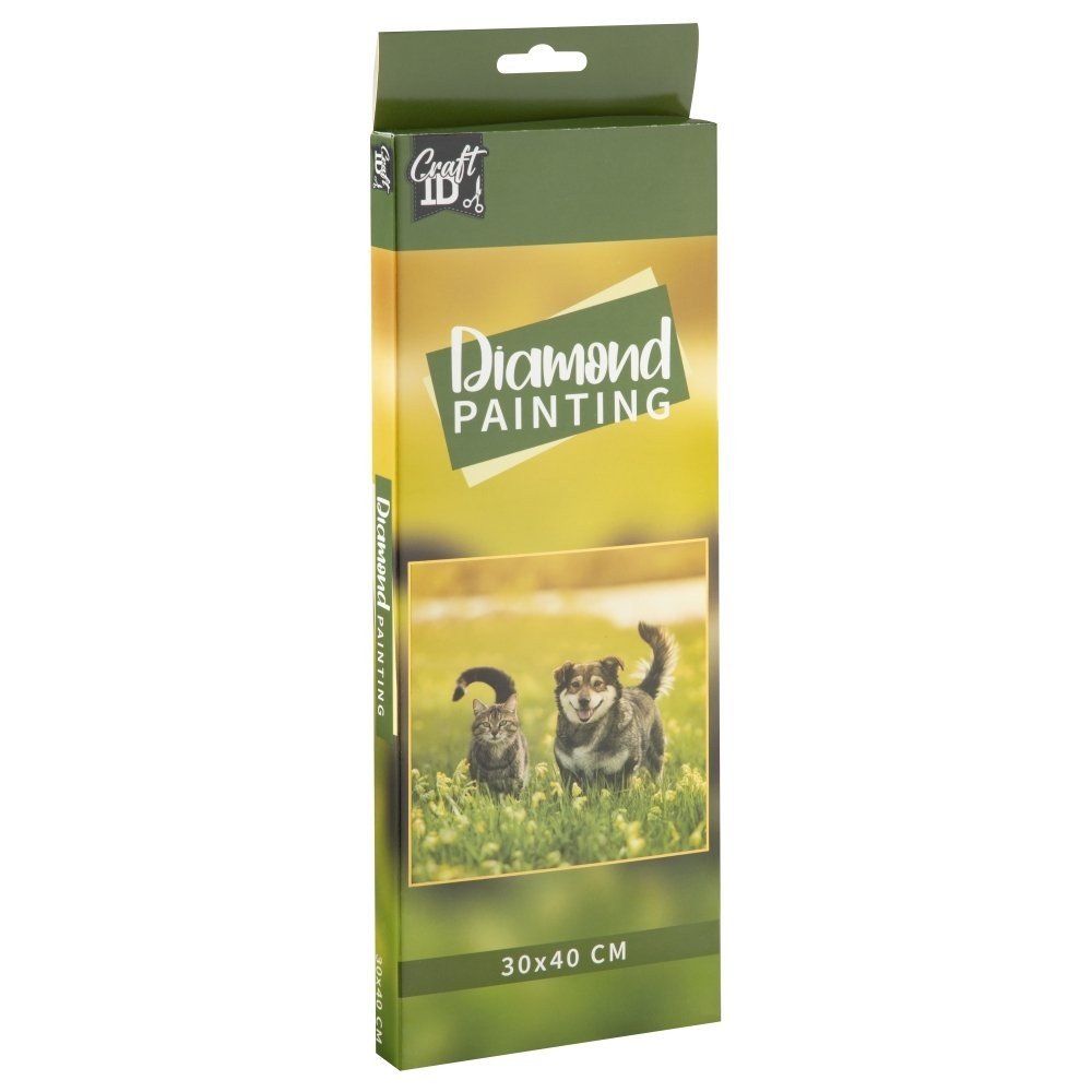 Pinta con Diamantes Gato y Perro CCG 30 x 40 cm Imagen principal del producto