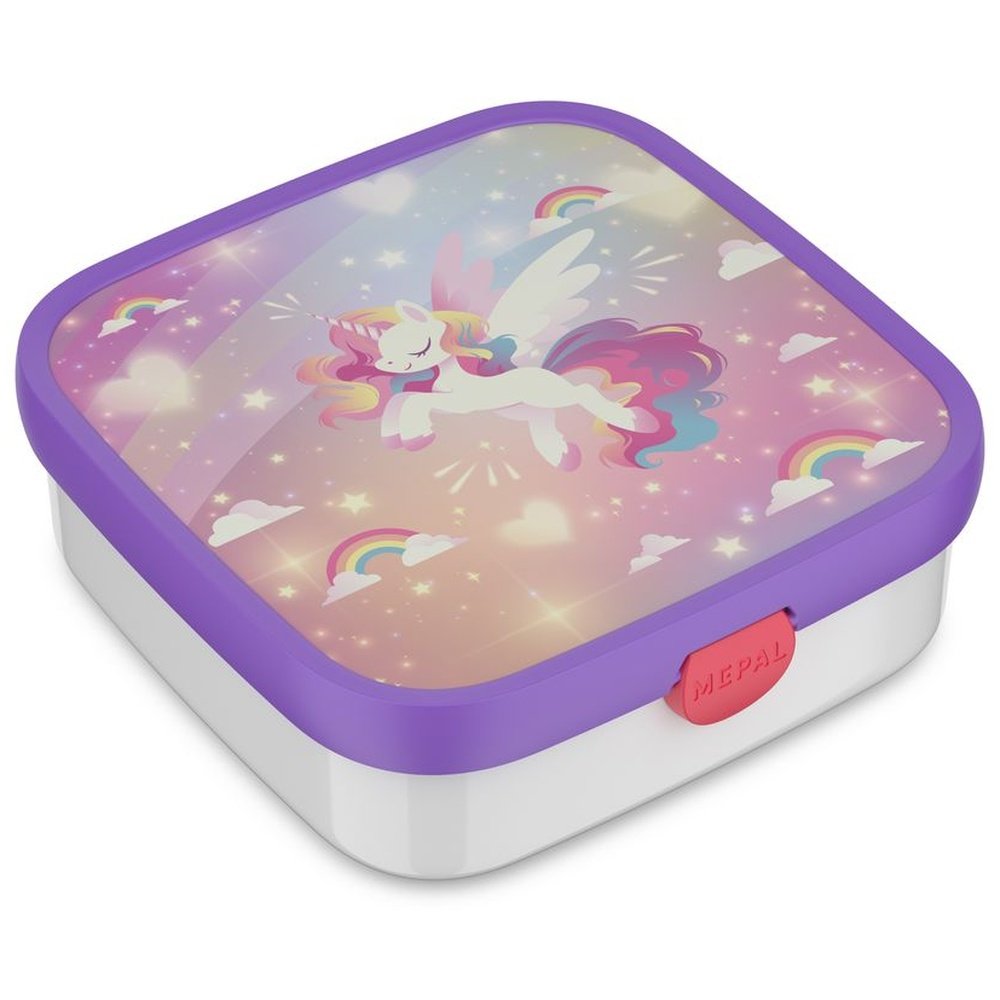 Sandwichera Campus Grande Unicornio Glow Mepal