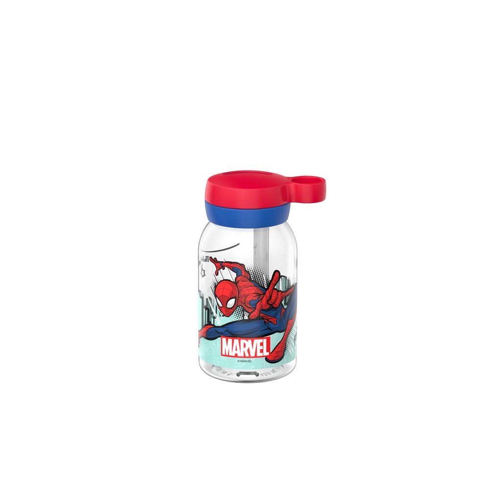 Botella Pajita Campus 450 ml Spiderman Mepal