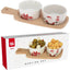 SET TABLA CON 2 BOLS PORCELANA BAMBU | KOOPMAN CHRISTMAS | 1 UNIDAD | 8720573039888