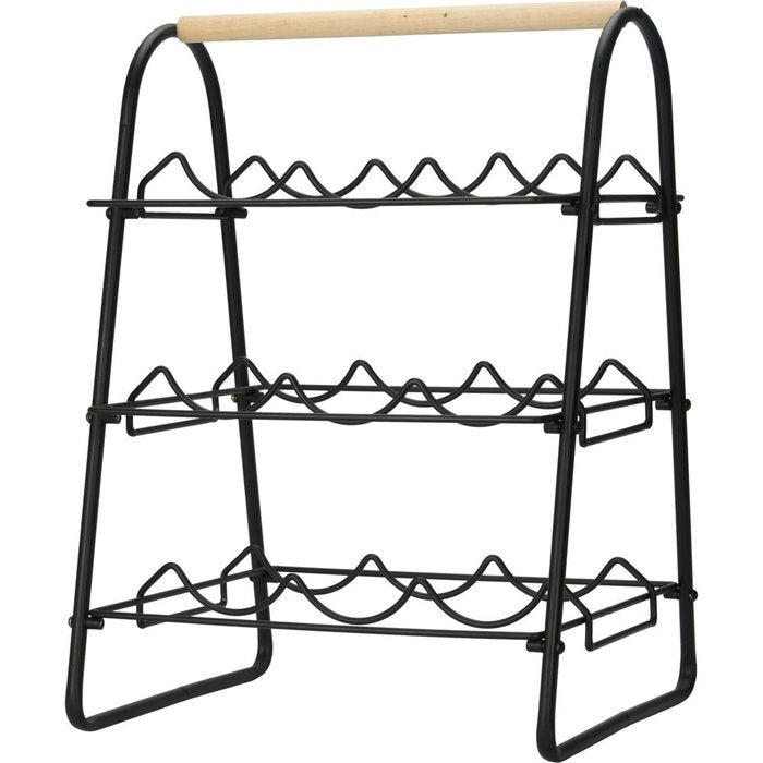 BOTELLERO METALICO 9 BOTELLAS 33X29X46CM | KOOPMAN | 1 UNIDAD | 8720573073967