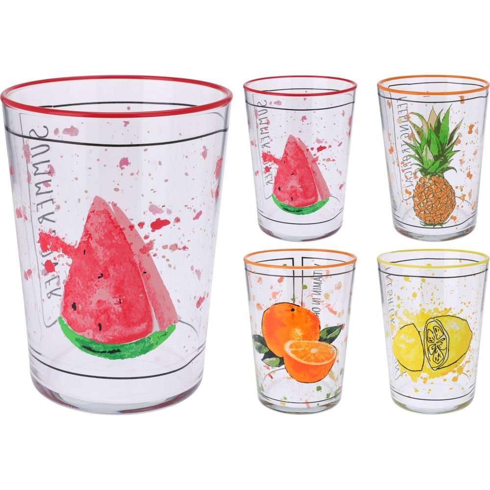 Set de 4 Vasos Fruits Koopman