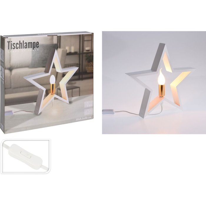 Lampara de Mesa Estrella Koopman Christmas