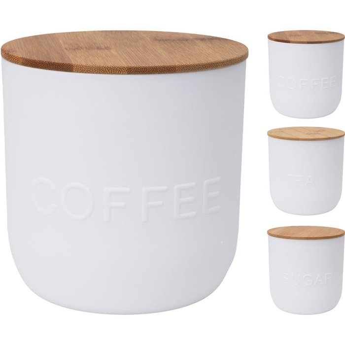 RECIPIENTE COCINA CON TAPA MADERA MODELOS SURTIDOS 12X12 | KOOPMAN | 1 UNIDAD | 8720573456494 Imagen principal del producto