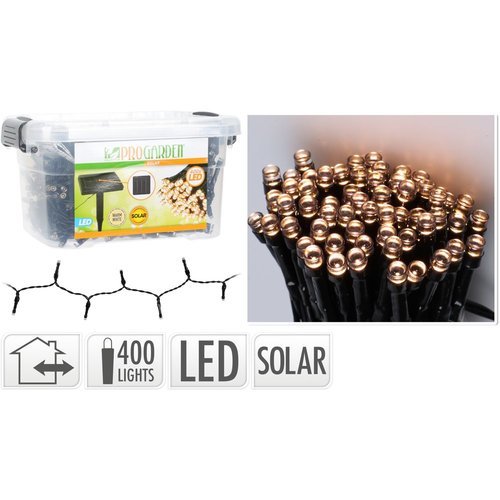 GUIRNALDA 4 METROS CON 400 LED SOLARES | KOOPMAN | 1 UNIDAD | 8720573460903