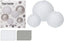 SET FAROLILLOS PAPEL PLATEADOS | KOOPMAN | 1 UNIDAD | 8720573573870