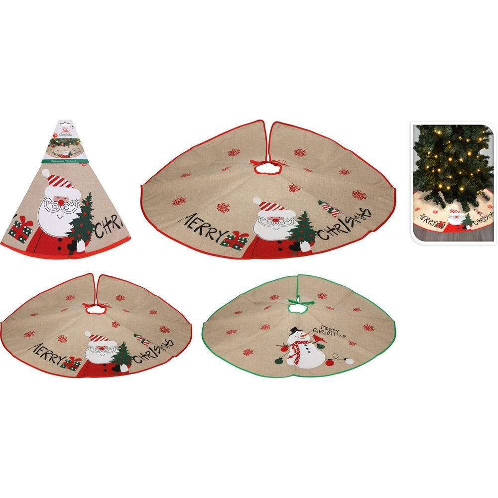 FALDA DE ARBOL NAVIDAD DIAMETRO 100CM SURTIDOS | KOOPMAN CHRISTMAS | 1 UNIDAD | 8720573694681 Imagen principal del producto