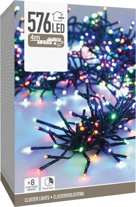 GUIRNALDA CABLE 576 LUCES LED MULTICOLOR 7M | KOOPMAN CHRISTMAS | 1 UNIDAD | 8720573813303 Imagen principal del producto