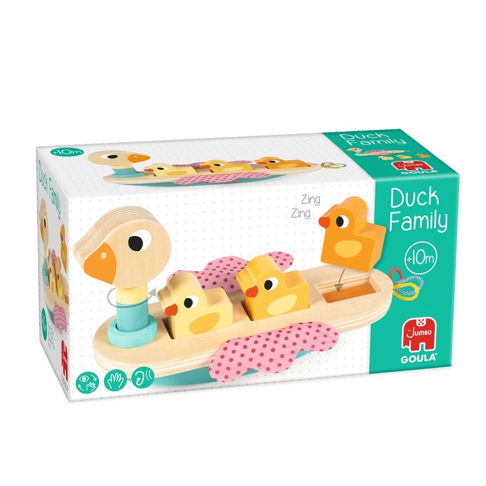 Juego de Bebe Balancin de Madera Duck Family GOULA