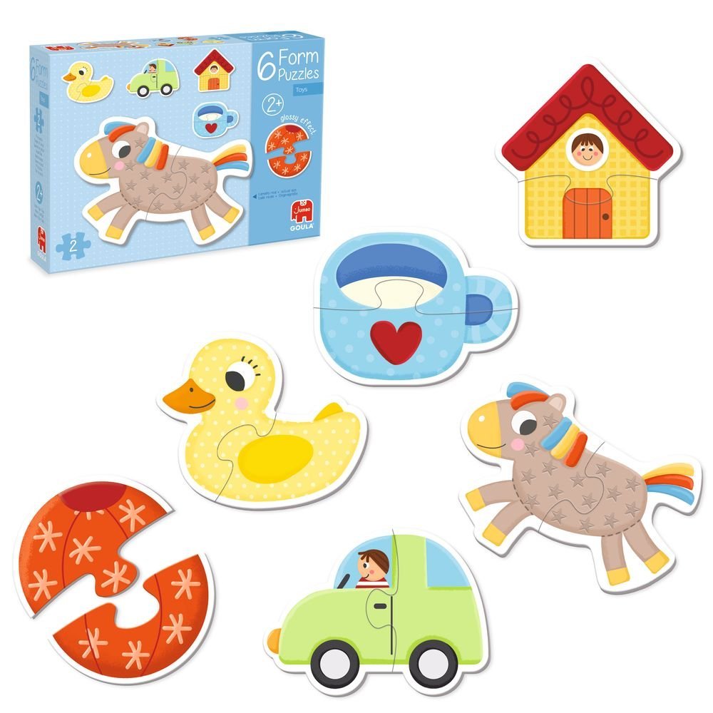 Set 6 Puzzles Formas Goula Imagen principal del producto