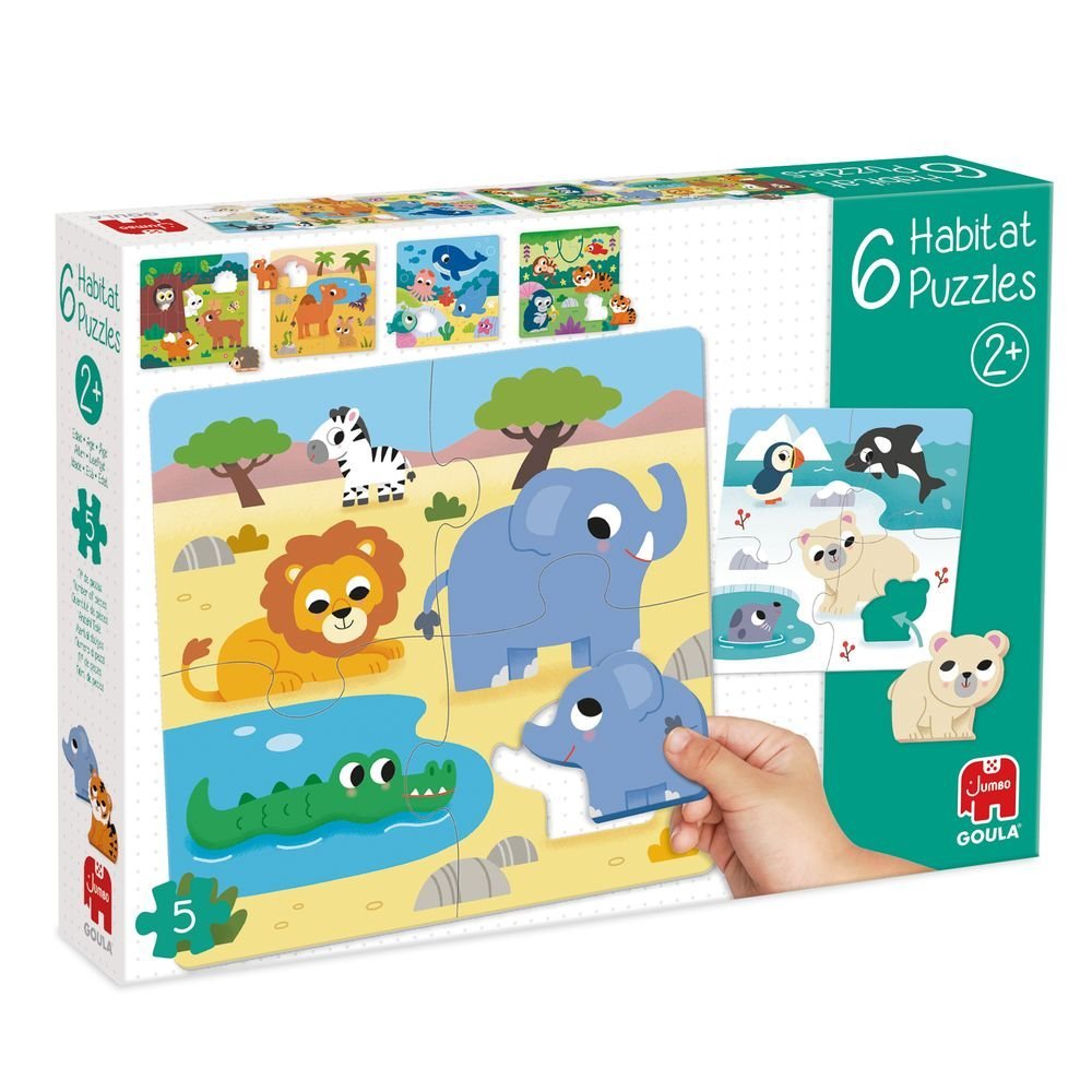 Set 6 Puzzles Habitat Goula Imagen principal del producto