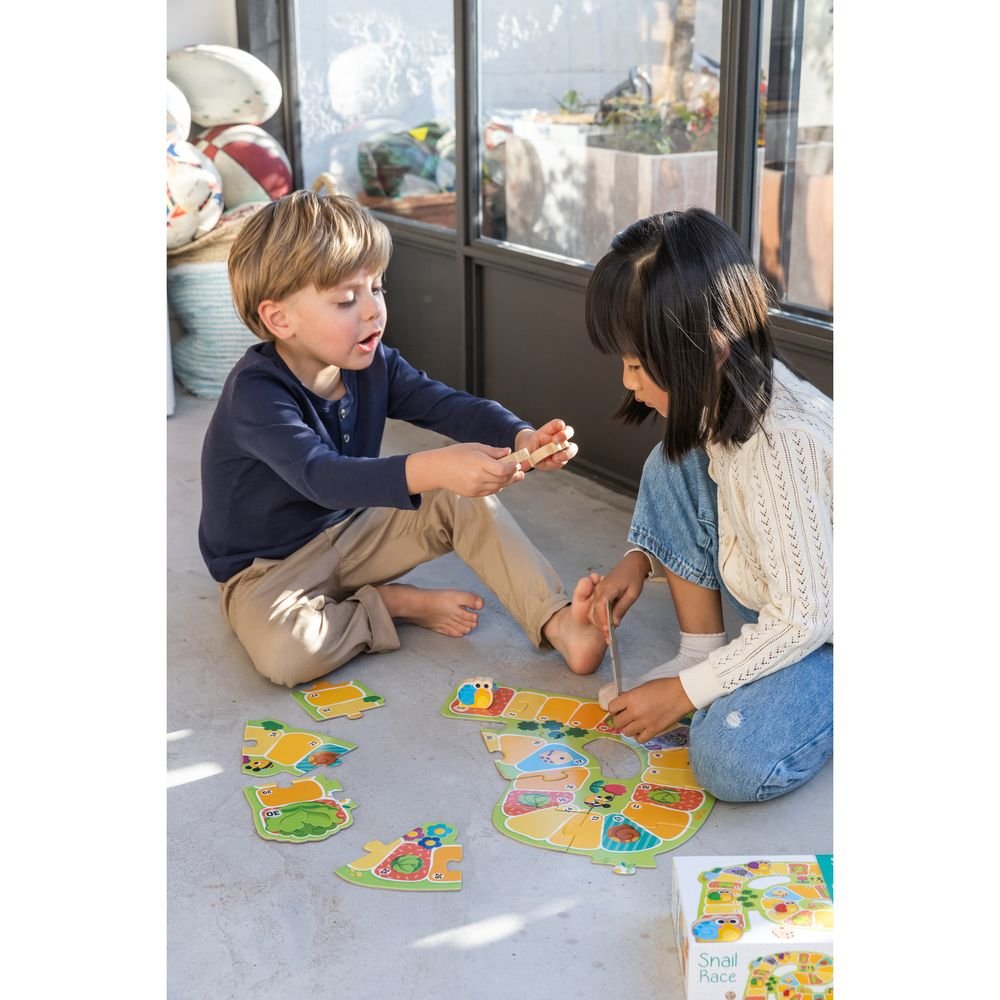 Juego Infantil Madera Snail Race - Goula