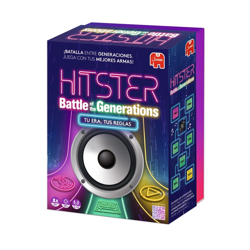 Juego de Mesa Hitster Batalla de Generaciones - Diset