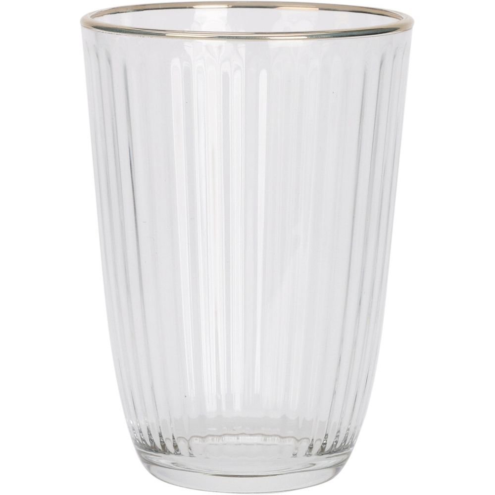 SET 6 VASOS 395ML BORDE DORADO | KOOPMAN | ENVASE 6 UDS. UNIDAD | 8721037053303 Imagen principal del producto