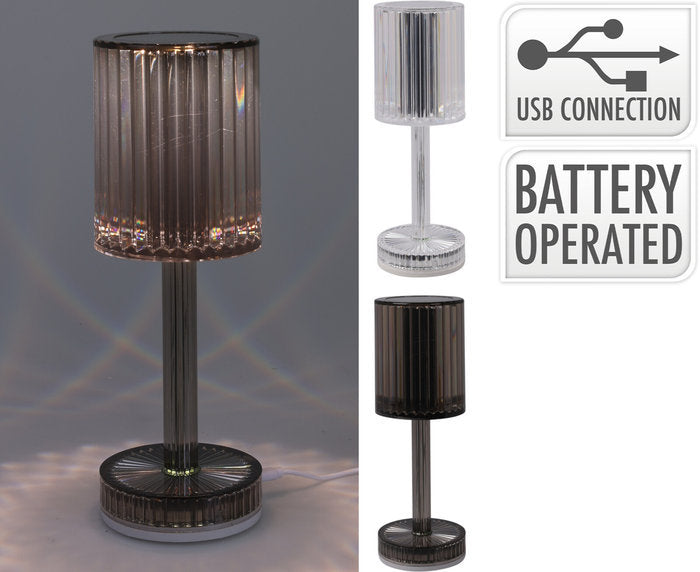 LAMPARA DE MESA GLAM RECARGABLE USB SURTIDAS | KOOPMAN | 1 UNIDAD | 8721037086226 Imagen principal del producto