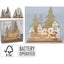 DECORACION CON ILUMINACION CASITAS CON RENOS | KOOPMAN CHRISTMAS | 1 UNIDAD | 8721037128513