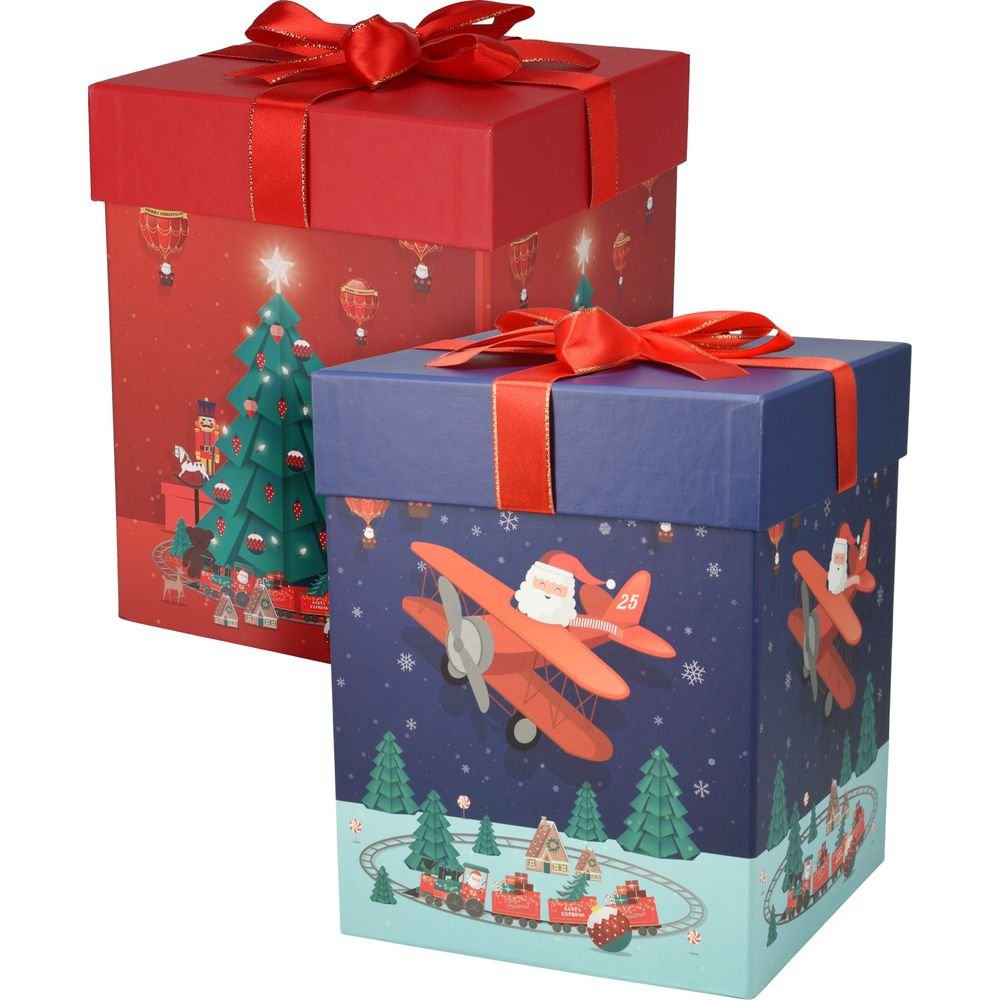 SET DE 2 CAJAS REGALO NAVIDAD | KOOPMAN CHRISTMAS | 1 UNIDAD | 8721037190572 Imagen principal del producto