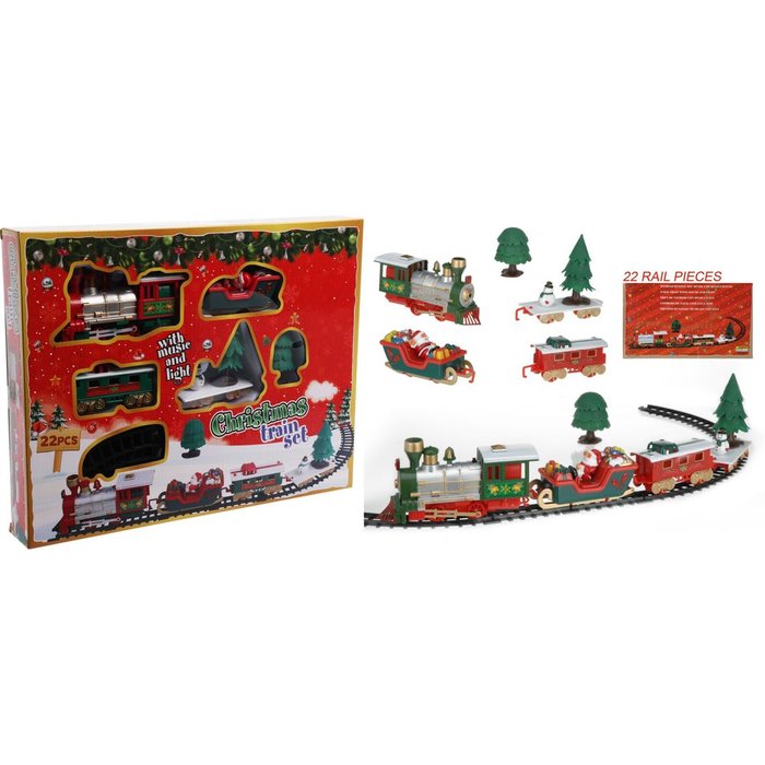 TREN DE NAVIDAD 22 PIEZAS | KOOPMAN CHRISTMAS | 1 UNIDAD | 8721037212762