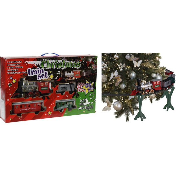 TREN PARA ARBOL DE NAVIDAD 22 PIEZAS | KOOPMAN CHRISTMAS | 1 UNIDAD | 8721037212939 Imagen principal del producto
