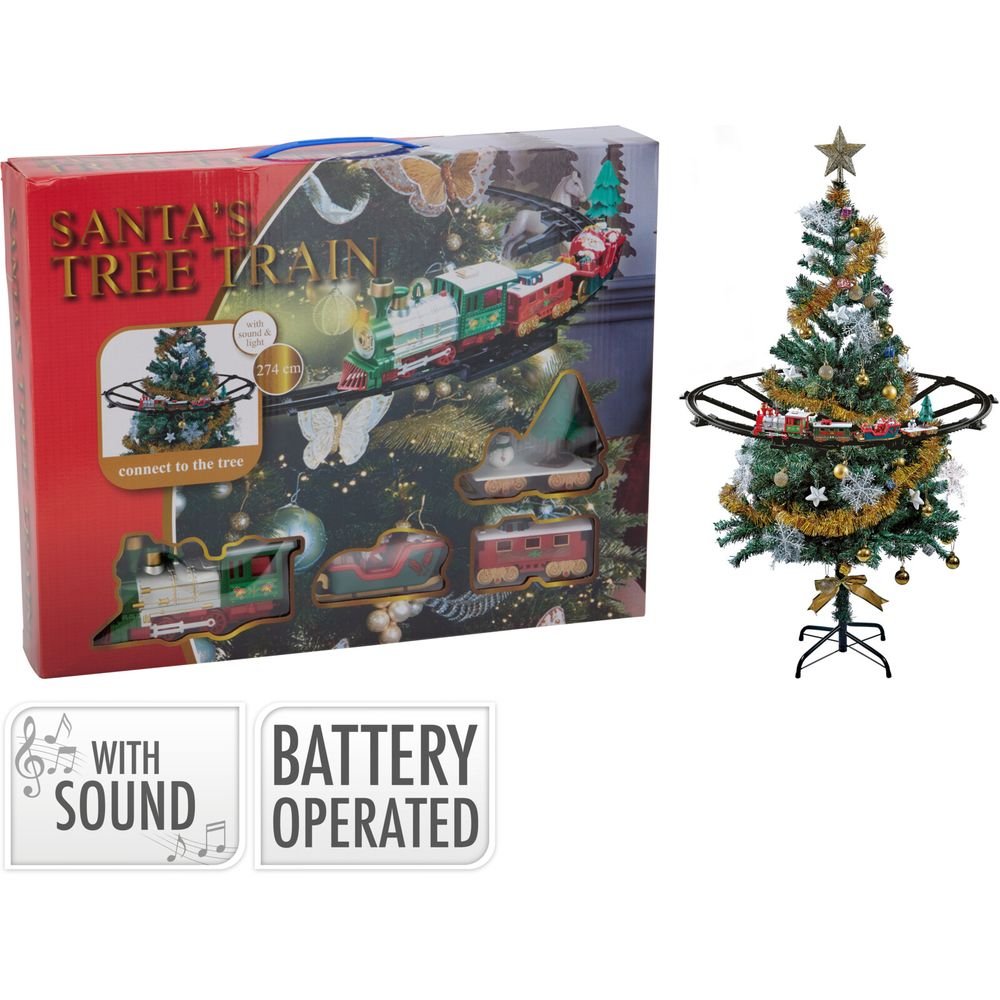 Tren de árbol de Navidad Koopman Christmas Imagen principal del producto