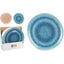 Expositor 12 Platos Melamina 26 cm Colores Surtidos Koopman