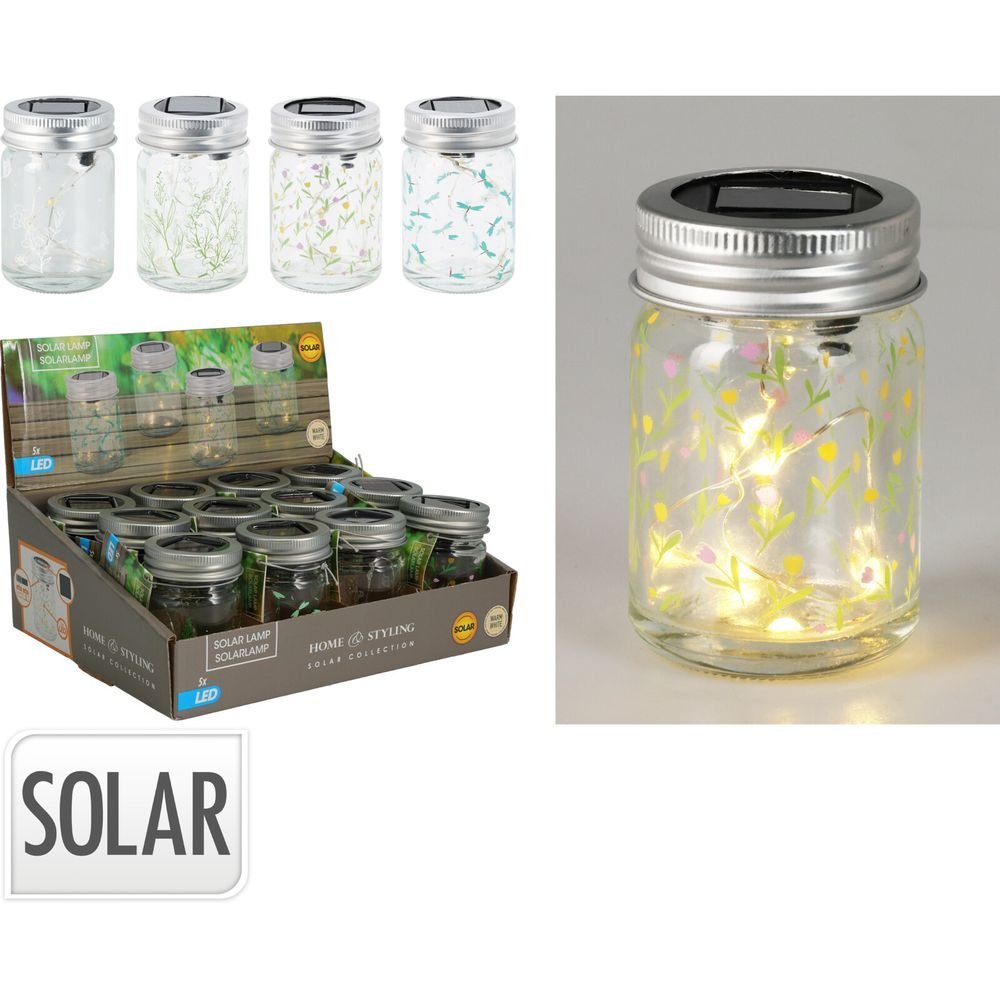 Expositor 12 Tarros de Cristal con Luz LED Design Koopman Imagen principal del producto