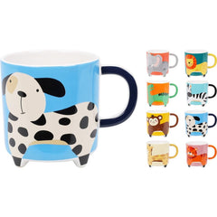 TAZAS ANIMAL FRIENDS 330ML MODELOS SURTIDOS | KOOPMAN | ENVASE 8 UDS. UNIDAD | 8721037352215