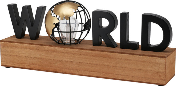 LAMPARA DE MESA DECORATIVA WORLD | KOOPMAN | 1 UNIDAD | 8721037376358 Imagen principal del producto