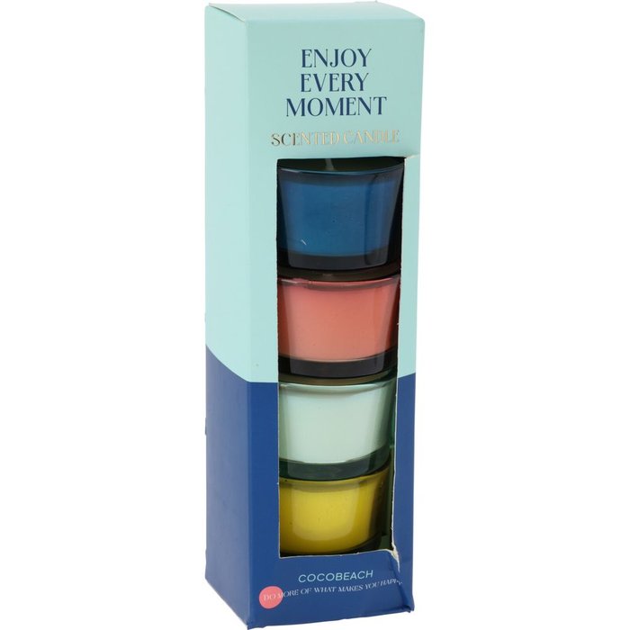SET DE REGALO 4 VELAS AROMATICAS SURTIDAS | KOOPMAN | 1 UNIDAD | 8721037397162 Imagen principal del producto