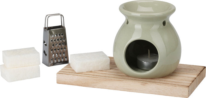 SET DE REGALO AROMATERAPIA CON QUEMADOR Y RALLADOR | KOOPMAN | 1 UNIDAD | 8721037399692 Imagen principal del producto