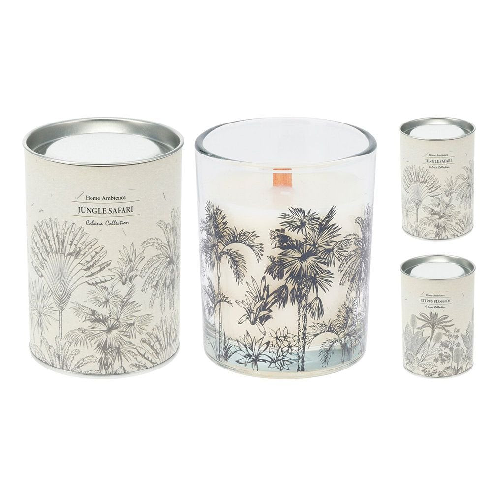 VELA EN VASO DE CRISTAL 8X10CM CON CAJA REGALO | KOOPMAN | 1 UNIDAD | 8721037400923