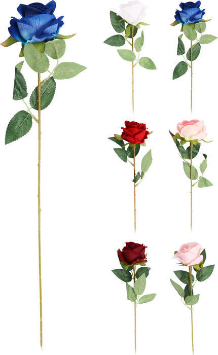 ROSA ARTIFICIAL 50CM COLORES SURTIDOS | KOOPMAN | ENVASE 24 UDS. UNIDAD | 8721037481526 Imagen principal del producto